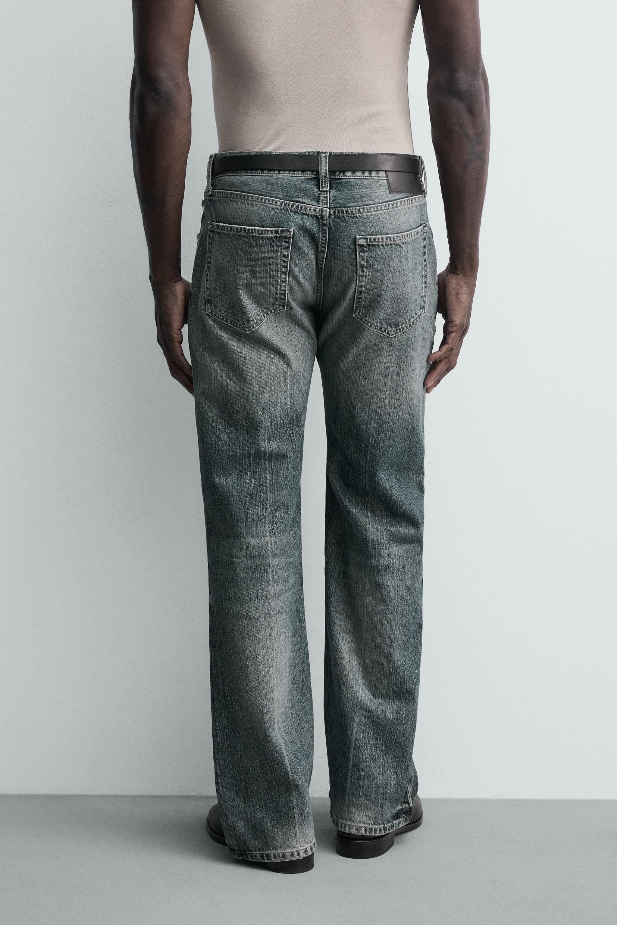 JEAN DROIT BOOTCUT À OUVERTURES